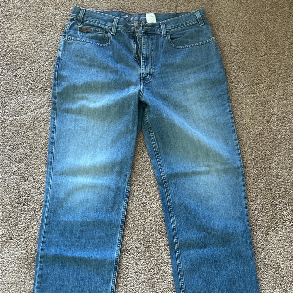 Eddie Bauer Men's Light Blue Straight Jeans